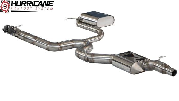 Hurricane Exhaust 3.5" ECE Klappenanlage für VW Golf 7 R Variant 300PS VFL V1